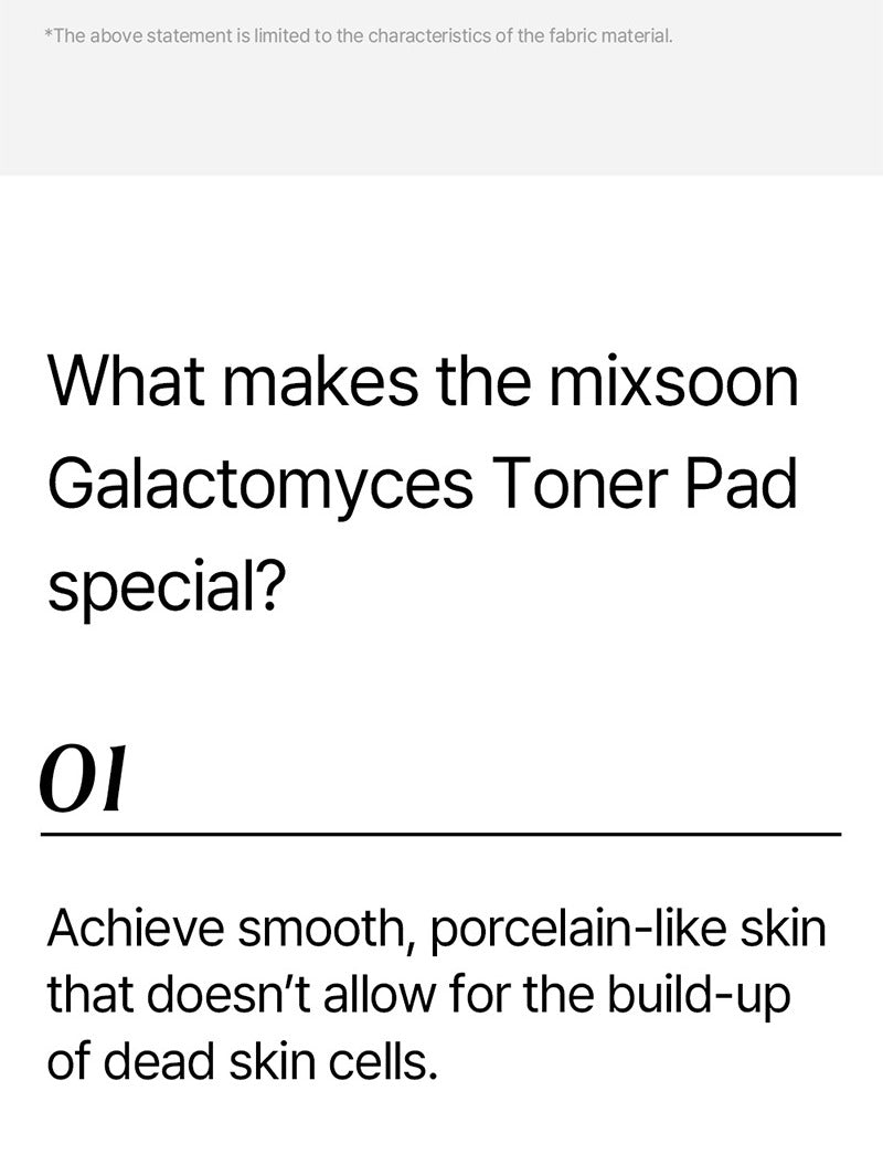 mixsoon Galactomyces Toner Pad 60 Pads