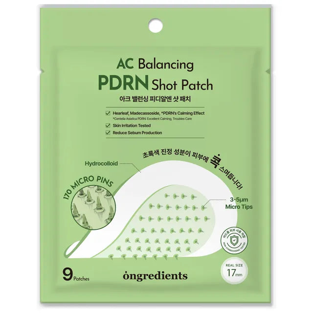 ongredients - AC Balancing PDRN Shot Patch 9 Patches