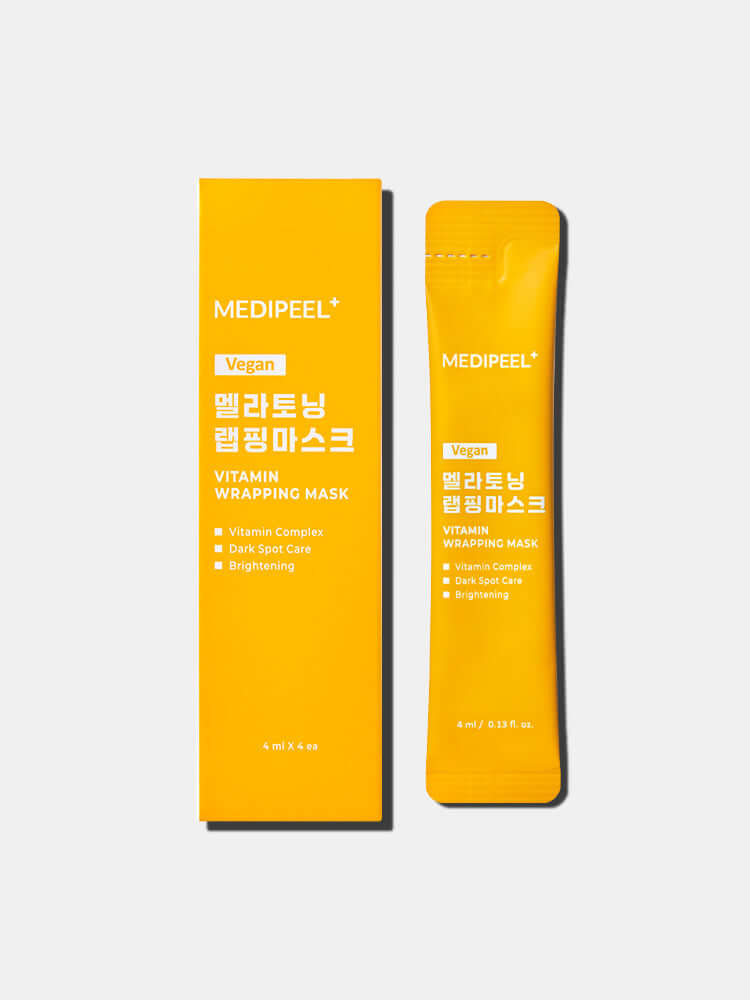 DAISO MEDIPEEL Vitamin Mela Toning Wrapping Mask (4ml*4 sheets)