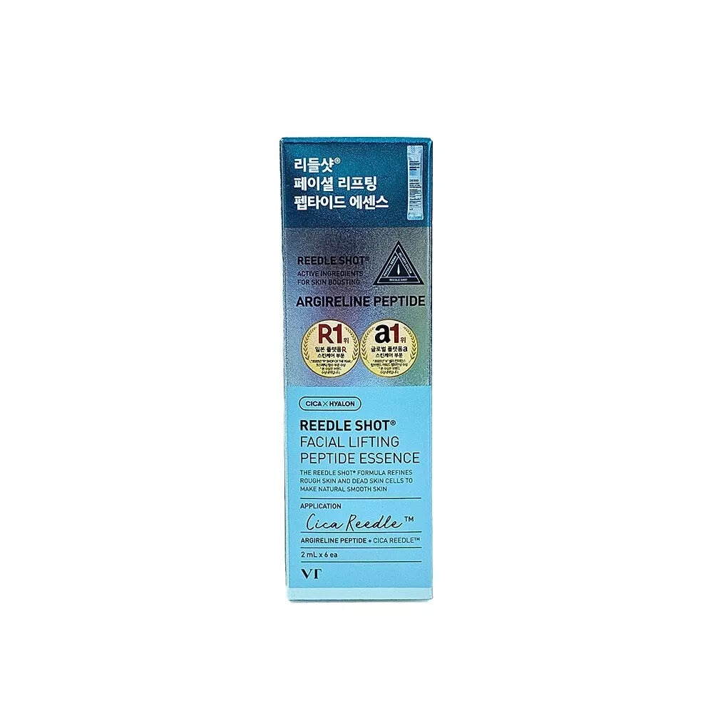 VT COSMETICS Reedle Shot Facial Lifting Peptide Essence 2ml x 6ea