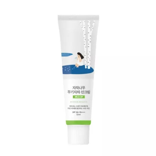 ROUND LAB Birch Juice Moisturizing Mild-Up Sun Cream SPF50+ PA++++ 50ml