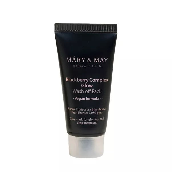MARY & MAY Blackberry Complex Glow Wash off Pack 30g