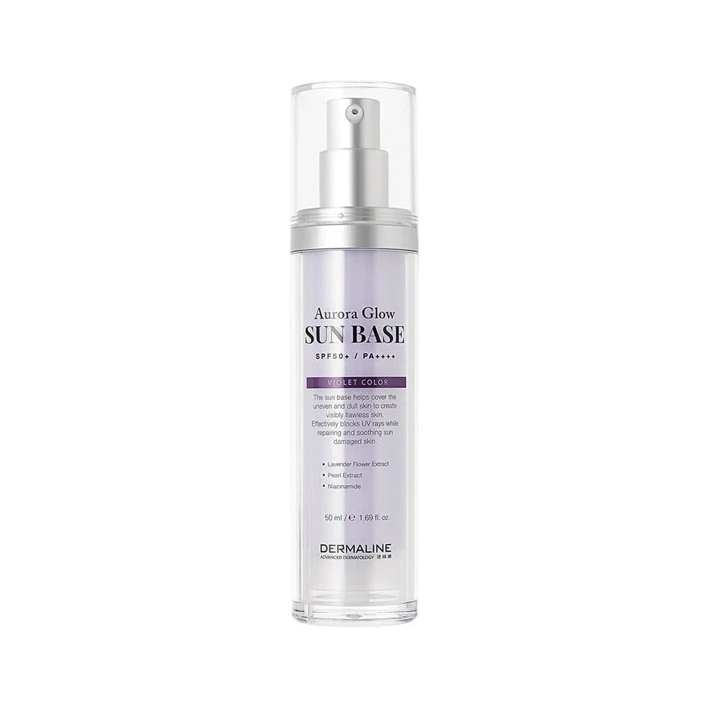 DERMALINE Aurora Glow Sun Base 50mL SPF50+ PA++++