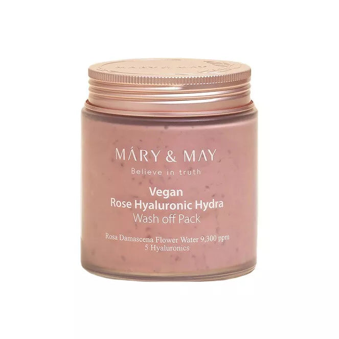 MARY & MAY Rose Hyaluronic Hydra Wash Off Pack 300g