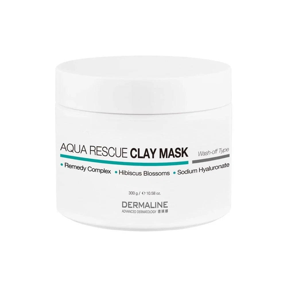 DERMALINE Aqua Rescue Clay Mask 300mL