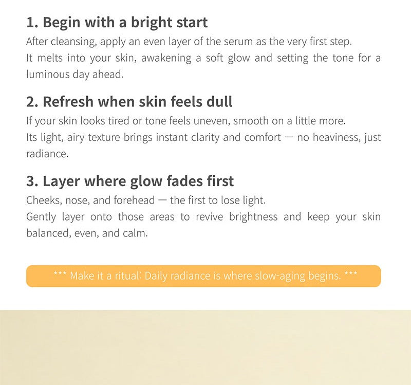 Slowpure Brightening Tone Serum 50ml